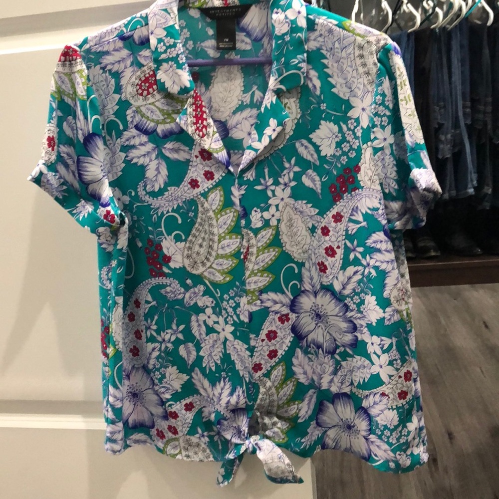 Flowered blouse